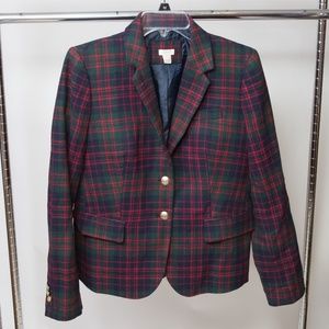 J. Crew Schoolboy Patterned Blazer Size 8
